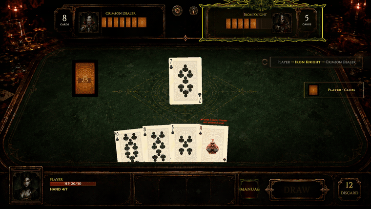 Three Aces played in sequence push the attack chain up to five cards.