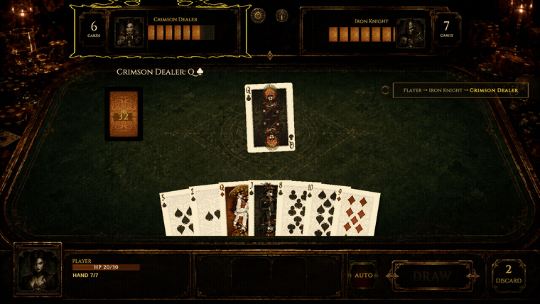 A player declares Last Call with one card remaining and clears the round.