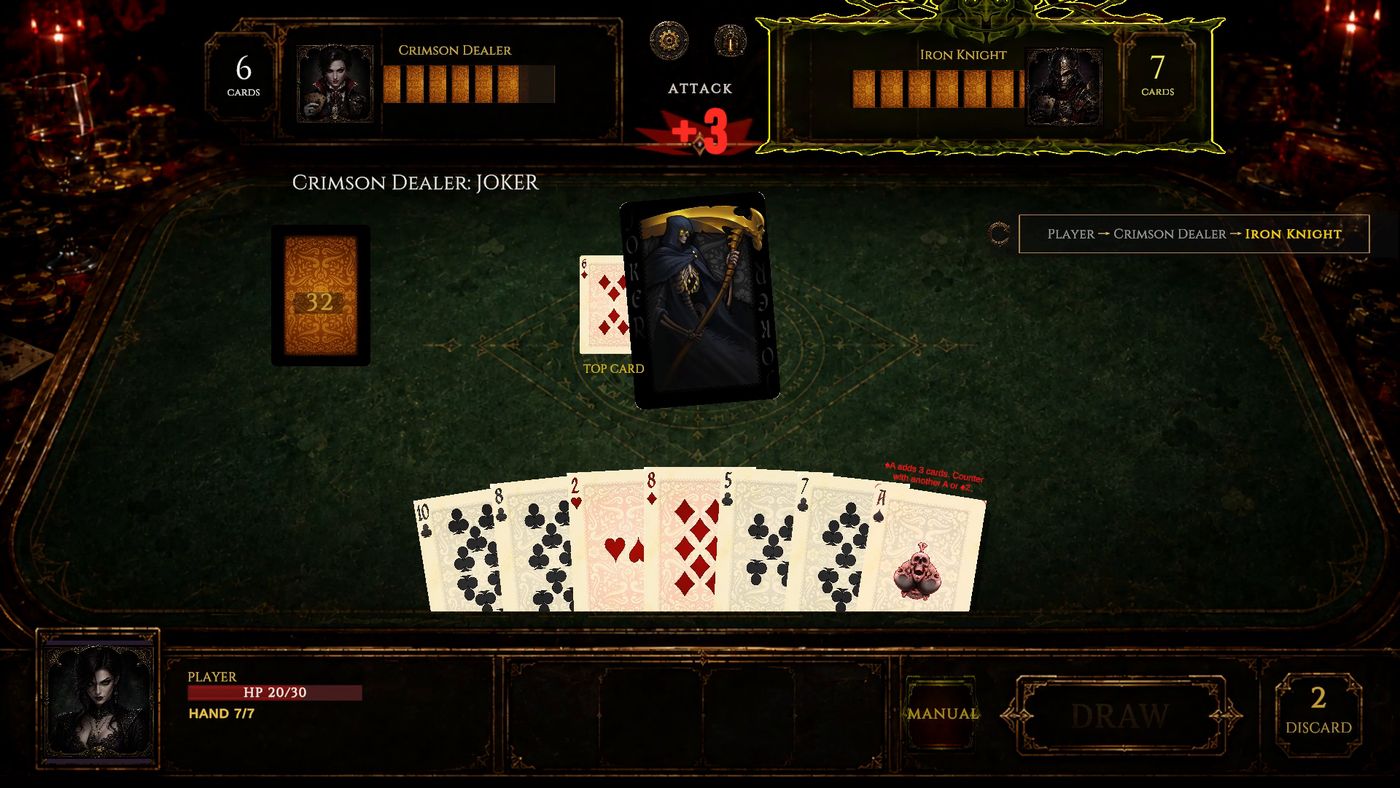 A rival plays a Joker